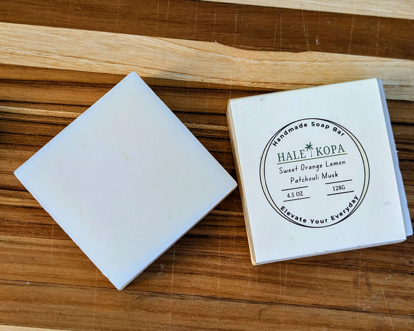 Sweet Orange Lemon Patchouli Musk Soap Bar