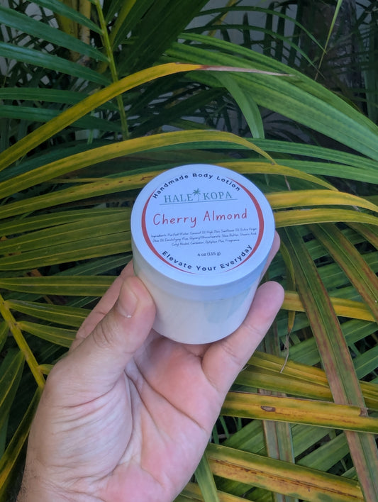 Cherry Almond Body Lotion – Sweet & Nutty Hydration with a Warm, Fruity Scent