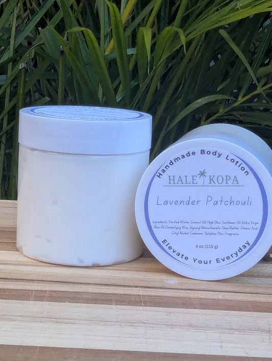Lavender Patchouli Body Lotion – Earthy Floral Hydration with a Grounding Scent