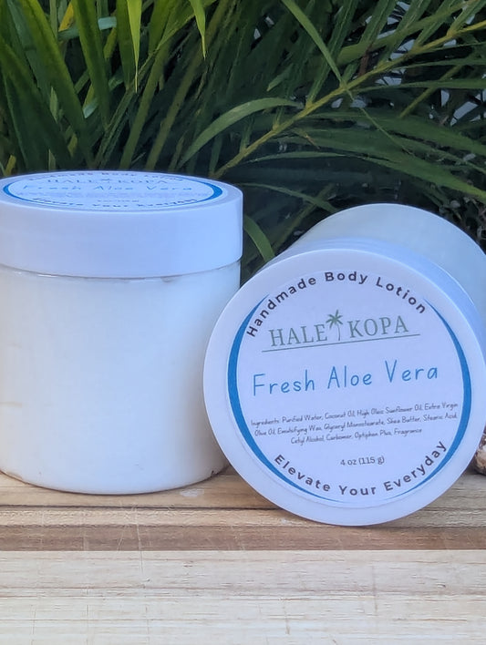 Fresh Aloe Vera Body Lotion – Soothing Hydration with a Clean, Green Scent