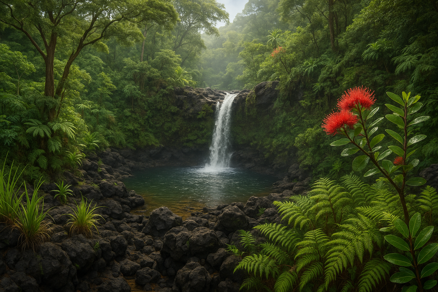 a real picture or Hawaii nature